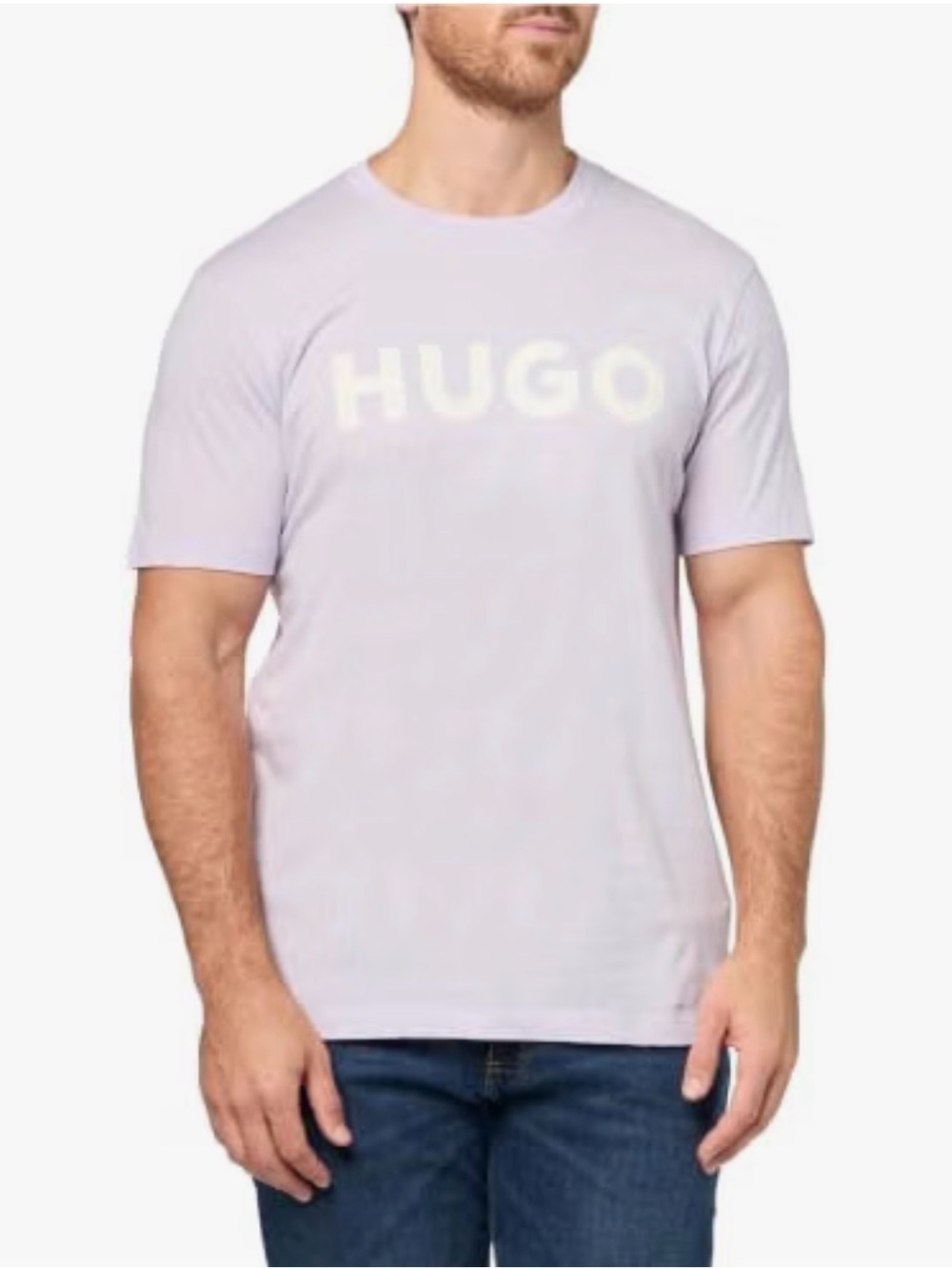 Hugo Boss Lavender Short-Sleeve Logo Tee